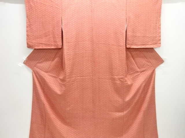 青海波模様付け下げ小紋着物